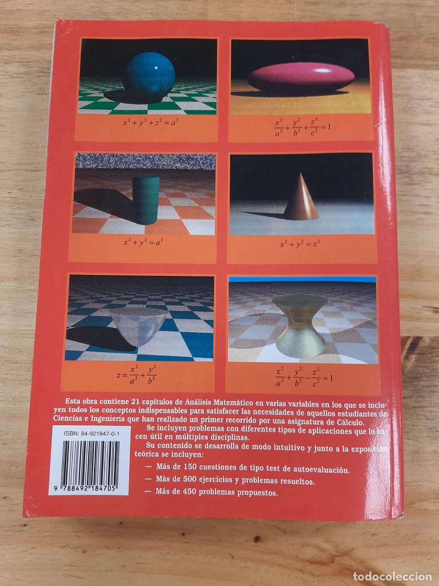 Libros de segunda mano de ciencias: C&aacute;lculo II: Teor&iacute;a y problemas de funciones de varias variables - V.V.A.A. - Clagsa, 1996 - Foto 3