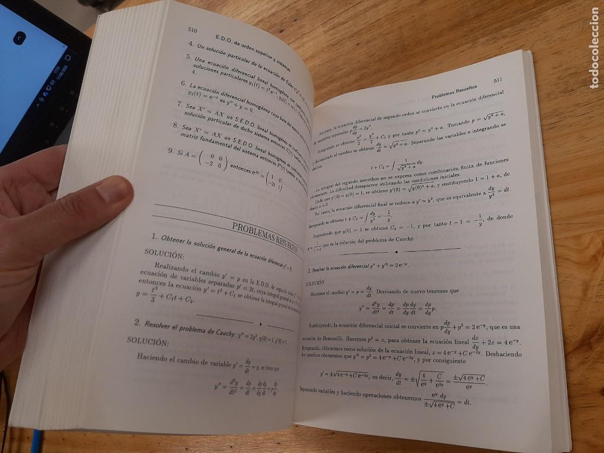 Libros de segunda mano de ciencias: C&aacute;lculo II: Teor&iacute;a y problemas de funciones de varias variables - V.V.A.A. - Clagsa, 1996 - Foto 5