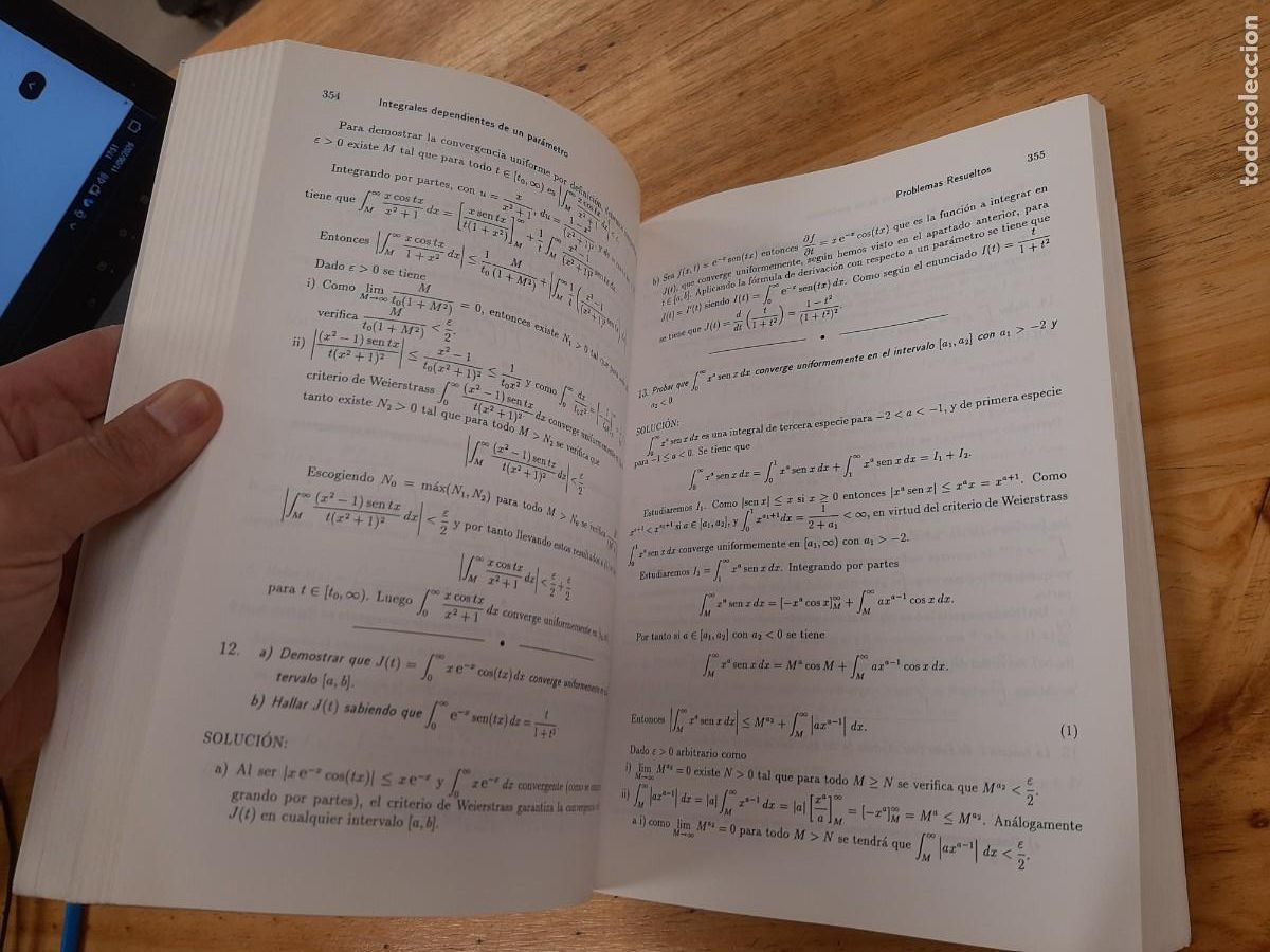 Libros de segunda mano de ciencias: C&aacute;lculo II: Teor&iacute;a y problemas de funciones de varias variables - V.V.A.A. - Clagsa, 1996 - Foto 6