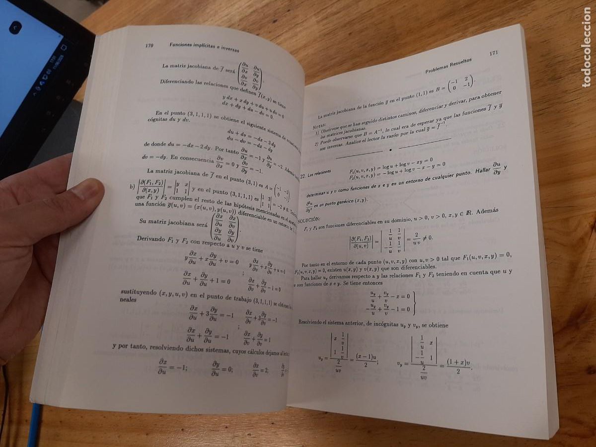 Libros de segunda mano de ciencias: C&aacute;lculo II: Teor&iacute;a y problemas de funciones de varias variables - V.V.A.A. - Clagsa, 1996 - Foto 9