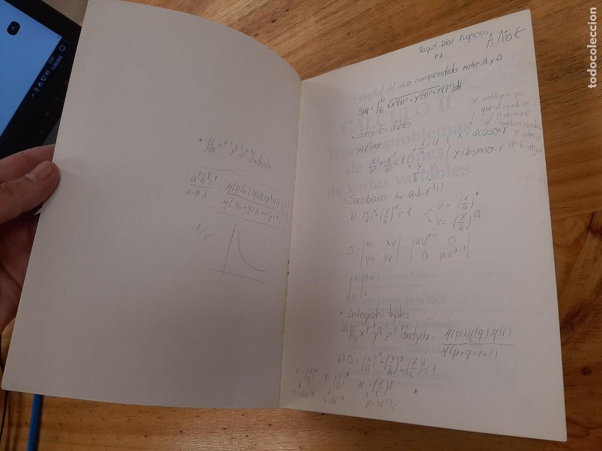 Libros de segunda mano de ciencias: C&aacute;lculo II: Teor&iacute;a y problemas de funciones de varias variables - V.V.A.A. - Clagsa, 1996 - Foto 12