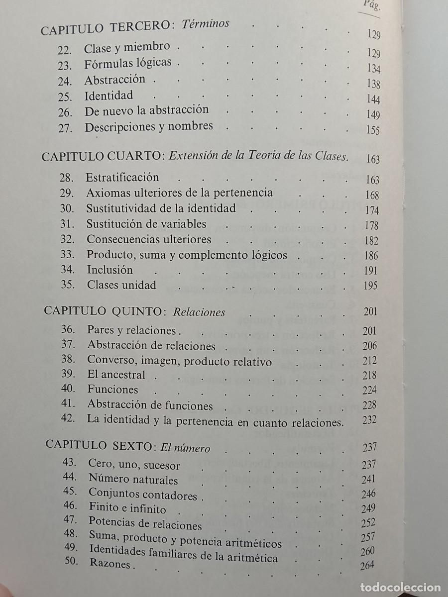 Libros de segunda mano de ciencias: L&oacute;gica matem&aacute;tica, Willard van Orman Quine - Foto 6