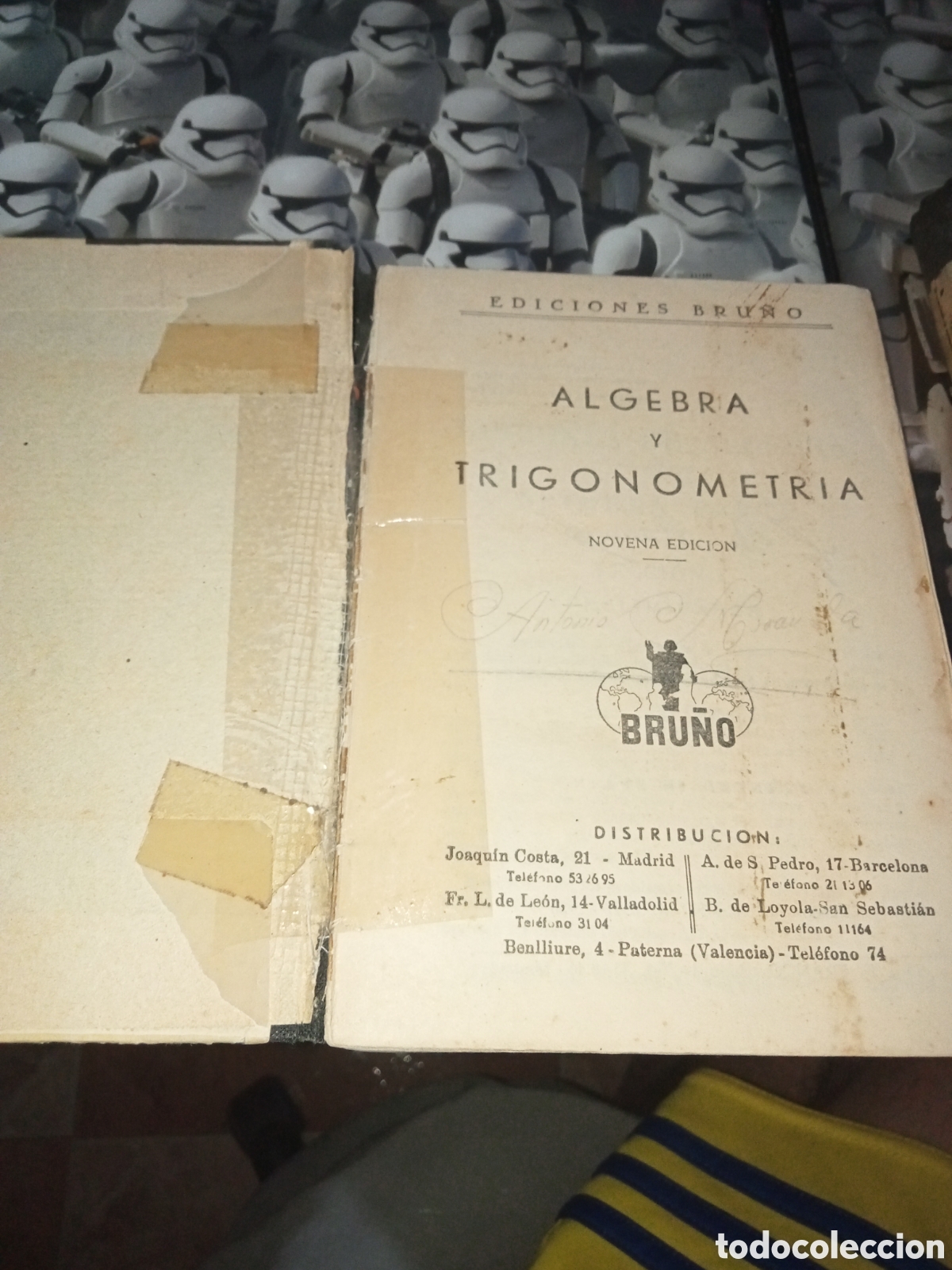 Libros de segunda mano de ciencias: &Aacute;lgebra y trigonometr&iacute;a elementos de aritm&eacute;tica ediciones Bru&ntilde;o - Foto 2