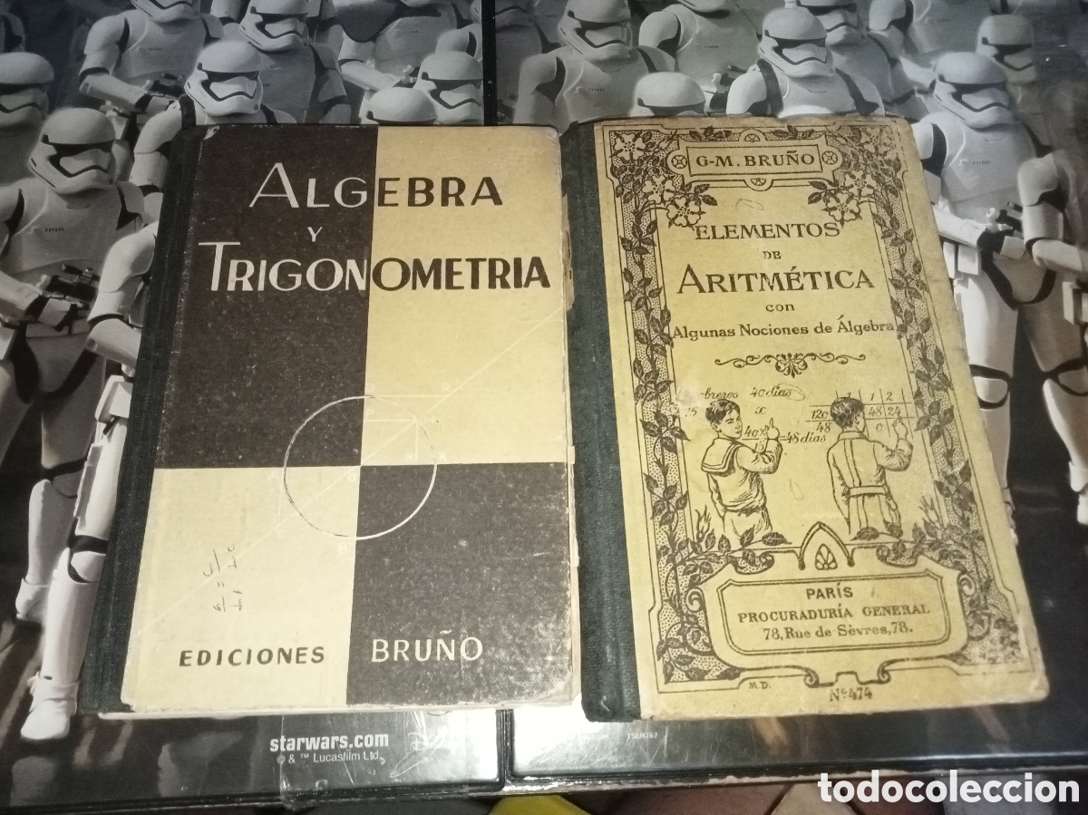 Libros de segunda mano de ciencias: &Aacute;lgebra y trigonometr&iacute;a elementos de aritm&eacute;tica ediciones Bru&ntilde;o - Foto 1