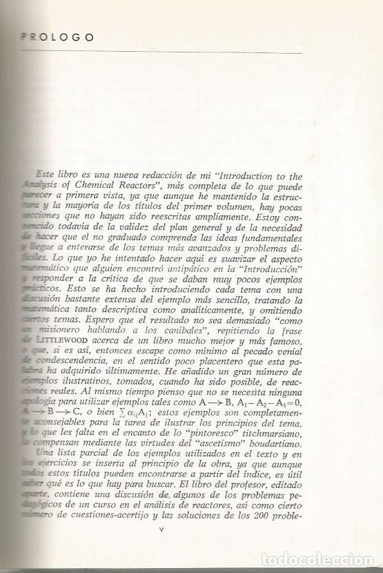 Libros de segunda mano de ciencias: AN&Aacute;LISIS DE REACTORES - R. ARIS - Foto 5