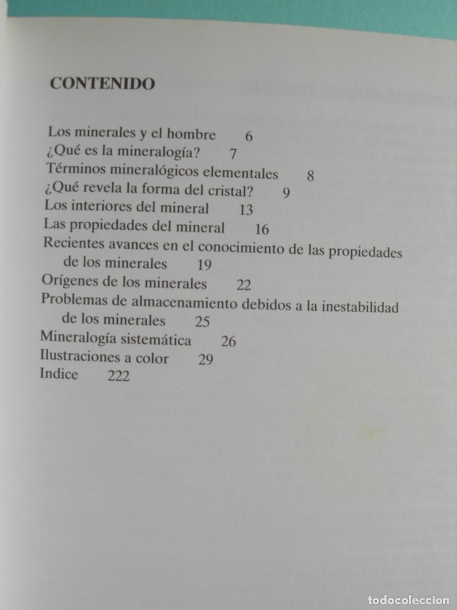 Libros de segunda mano: MINERALES / JAROSLAV SVENEK / GEOLOG&Iacute;A - Foto 3