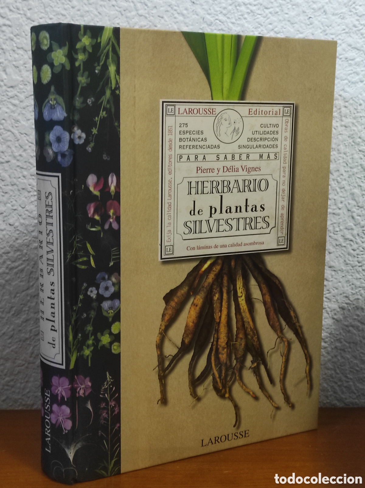 Libros de segunda mano: HERBARIO DE PLANTAS SILVESTRES - PIERRE Y D&Eacute;LIA VIGNES - LAROUSSE