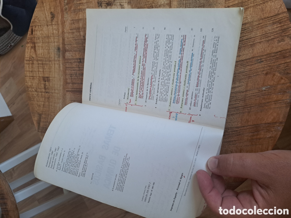 Libros de segunda mano de ciencias: Jml Temas b&aacute;sicos de Qu&iacute;mica. Estudios Farmacia - Foto 7