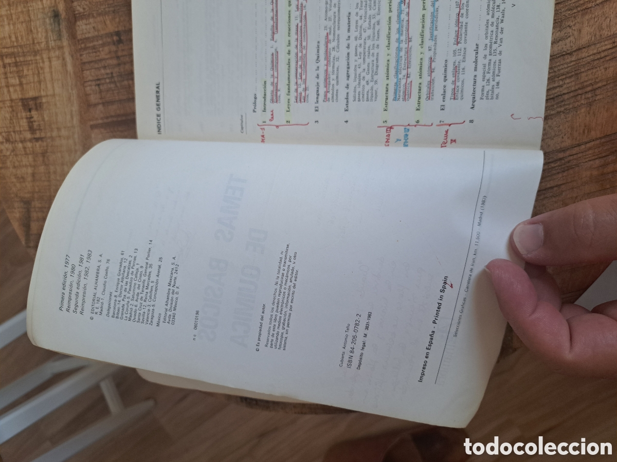 Libros de segunda mano de ciencias: Jml Temas b&aacute;sicos de Qu&iacute;mica. Estudios Farmacia - Foto 8
