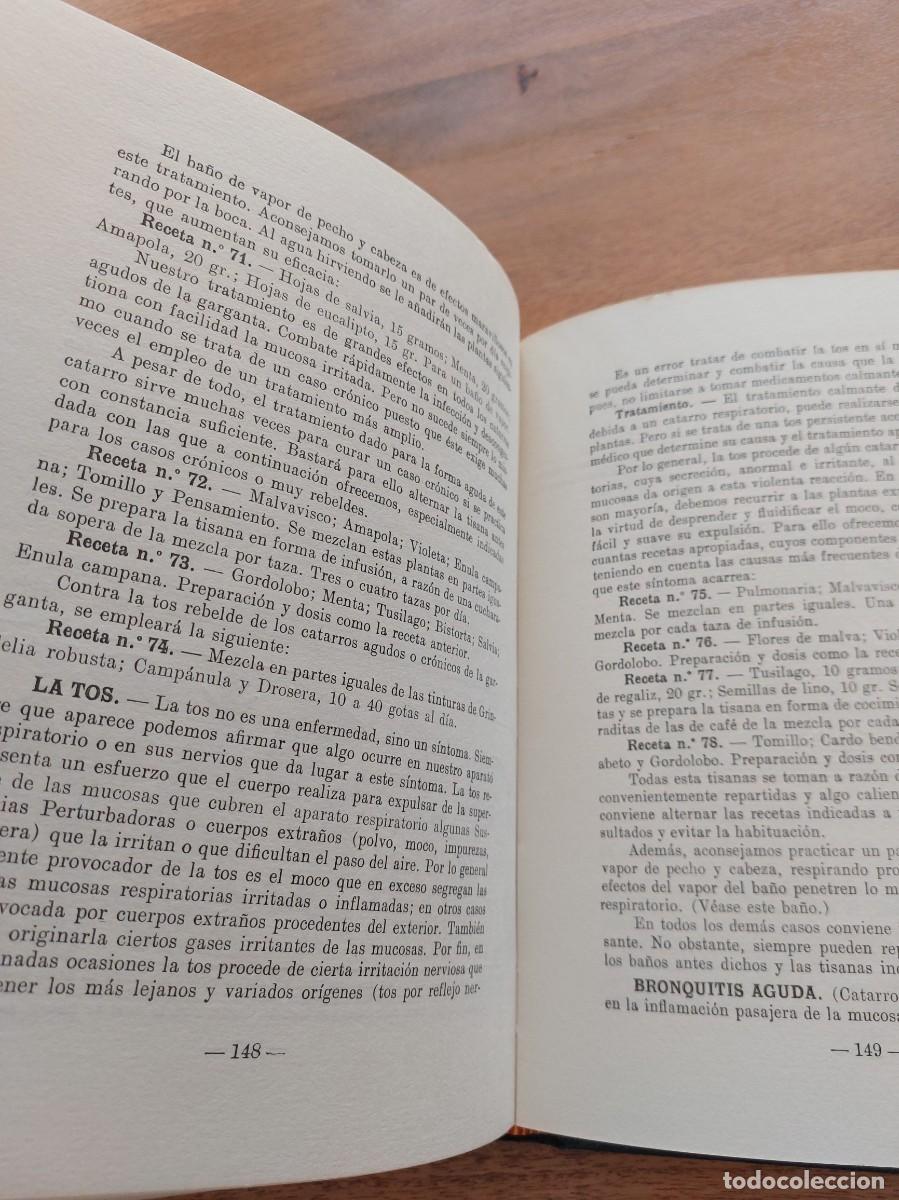 Libros de segunda mano: PLANTAS MEDICINALES - DR. VANDER - 1972 - EJEMPLAR NUMERADO 10539 - Foto 9