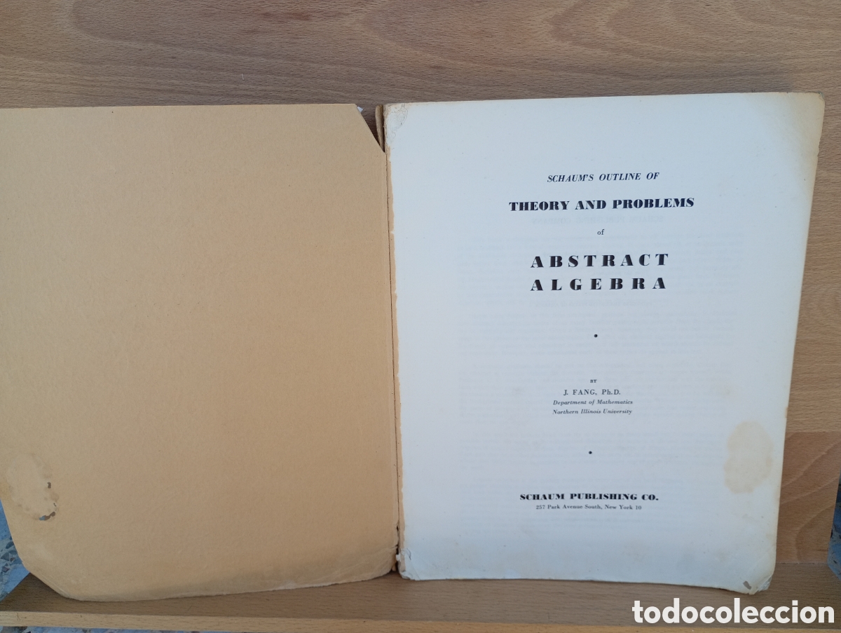 Libros de segunda mano de ciencias: Abstract algebra j. Fang 785 solved problems - Foto 2