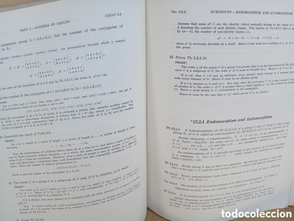Libros de segunda mano de ciencias: Abstract algebra j. Fang 785 solved problems - Foto 3