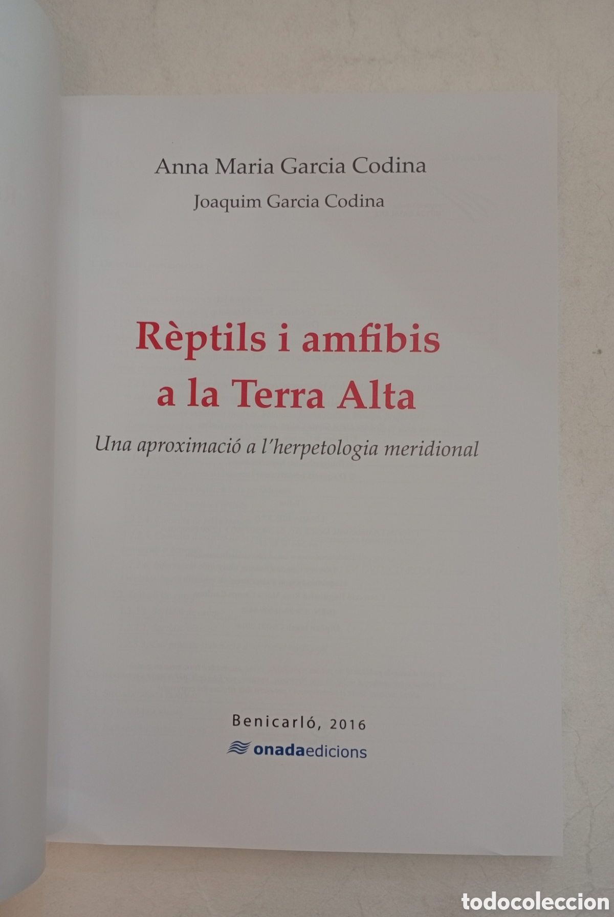 Libros de segunda mano: R&egrave;ptils i amfibis a la Terra Alta - Foto 2