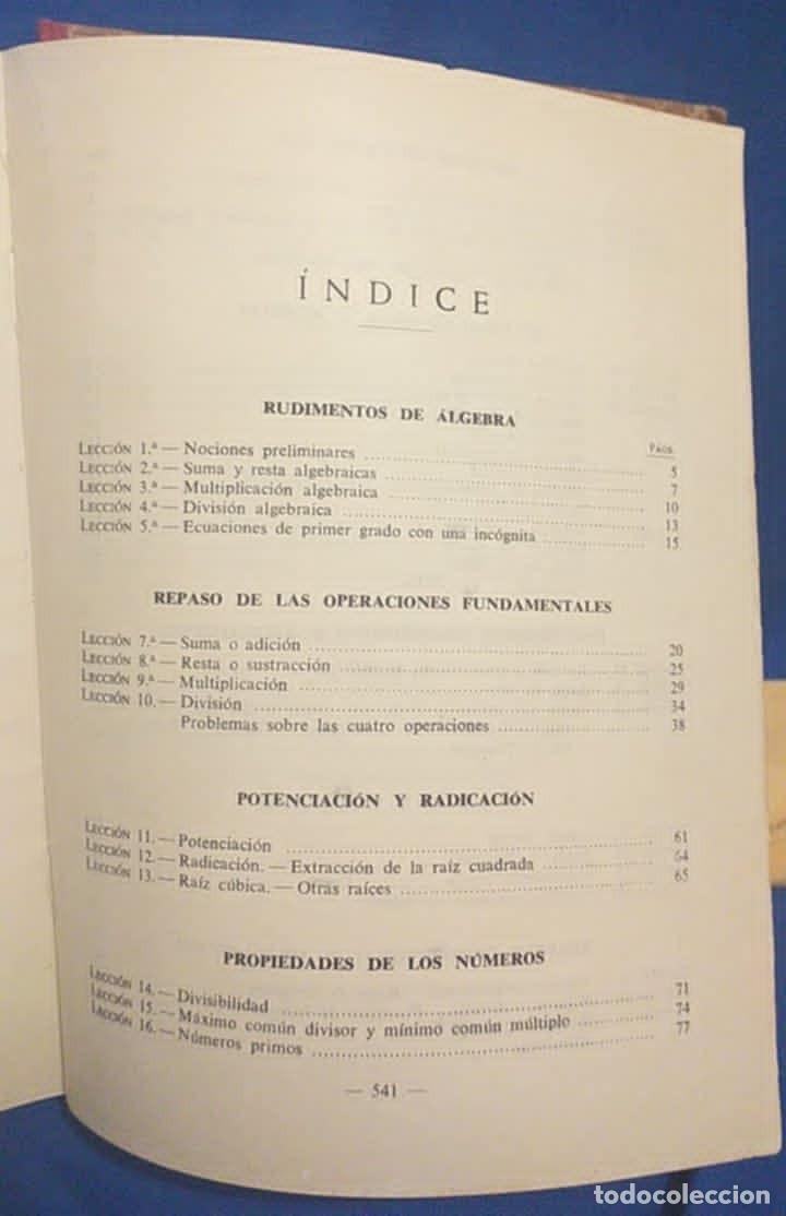 Libros de segunda mano de ciencias: Libro Aritm&eacute;tica Comercial Tercer Grado Libro de Maestro E. Luis Vives - Foto 9