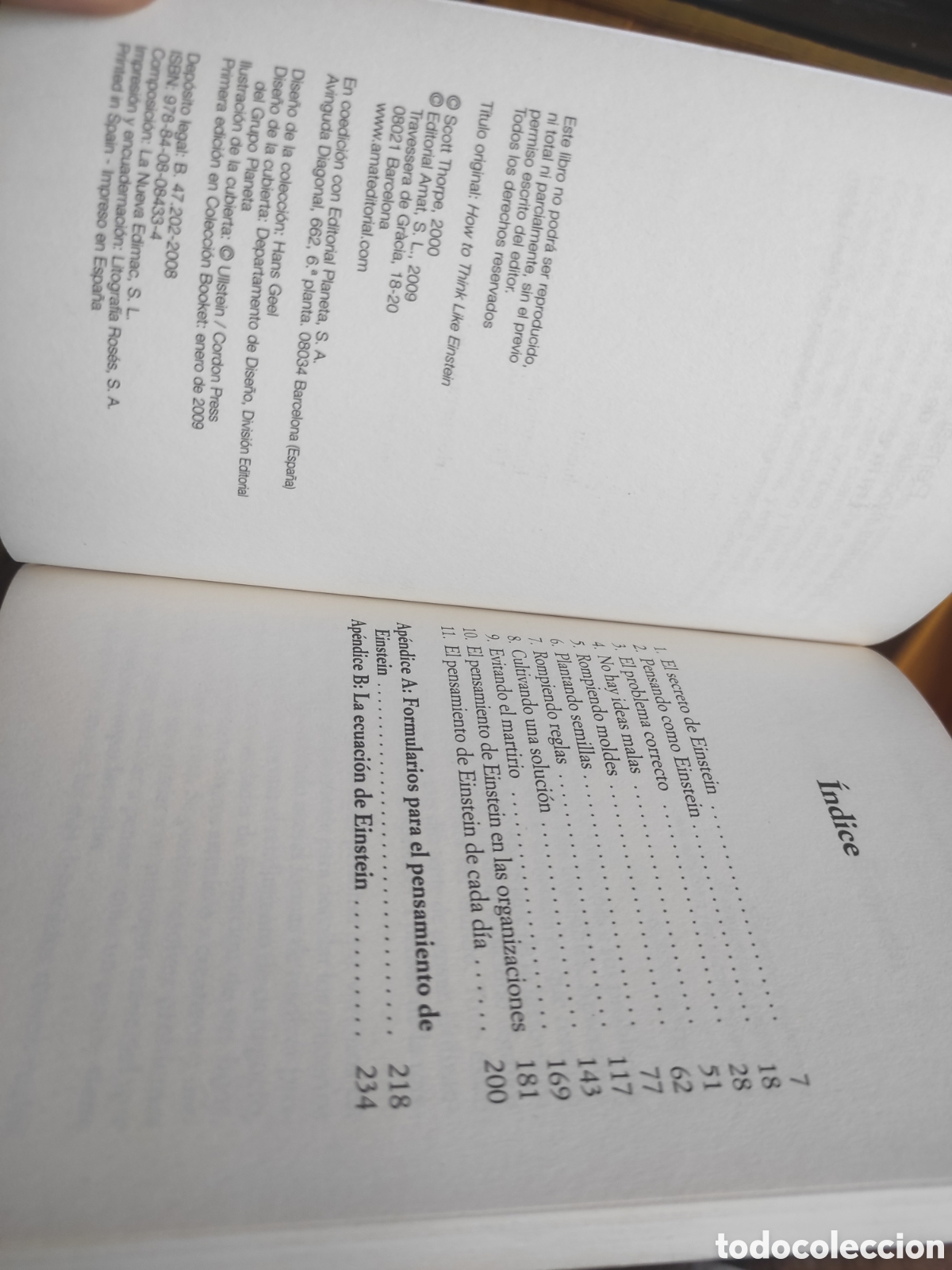 Libros de segunda mano de ciencias: Pensar como Einstein. Scott Thorpe (PEDIDO MINIMO 10&euro;) - Foto 3