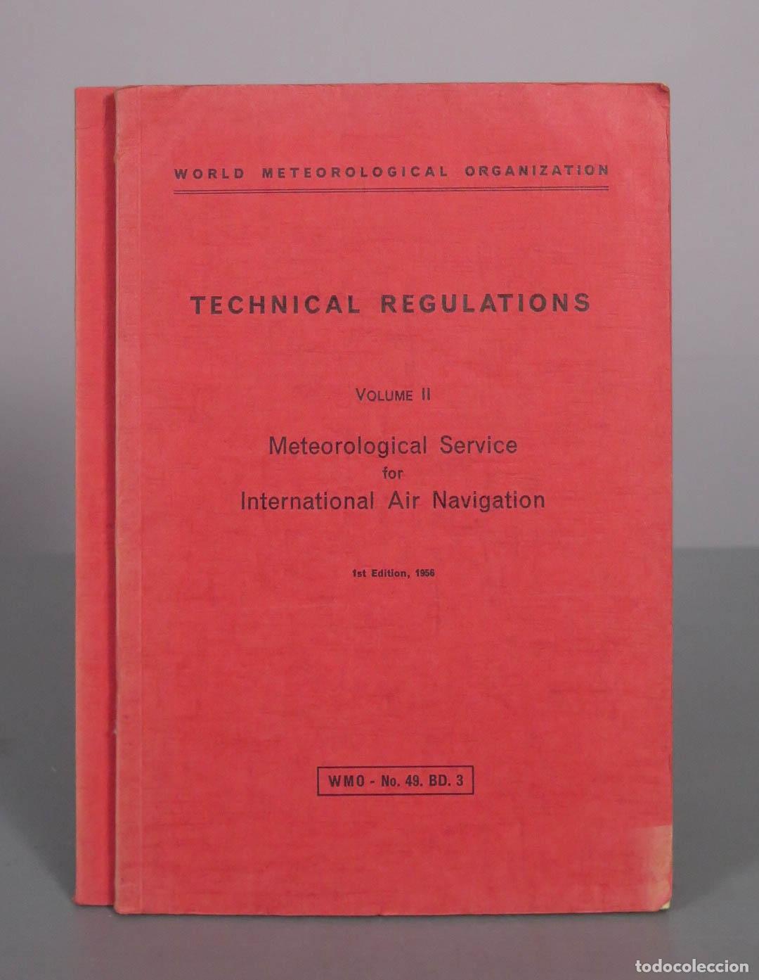 Libros de segunda mano: Technical Regulations. 1ST EDITION 1956. 2 TOMOS