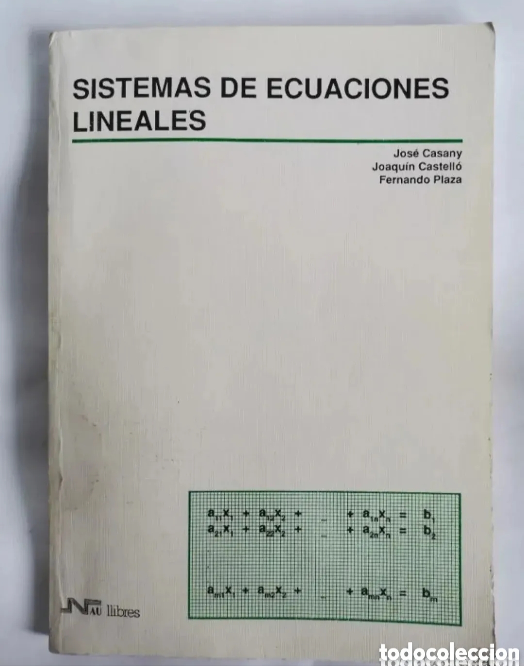 Libros de segunda mano de Ciencias: Sistemas de ecuaciones lineales