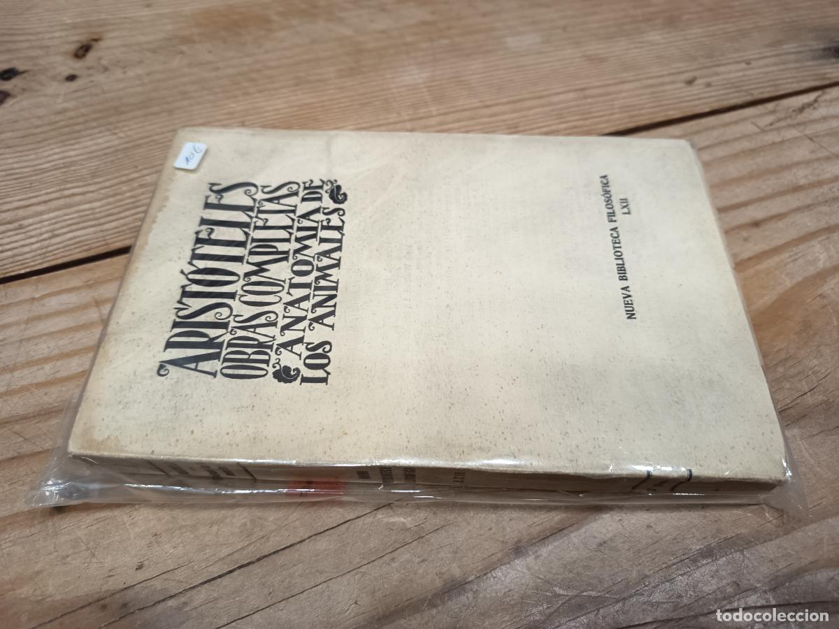 Libros de segunda mano: 1932 - ARIST&Oacute;TELES. Anatom&iacute;a de los animales