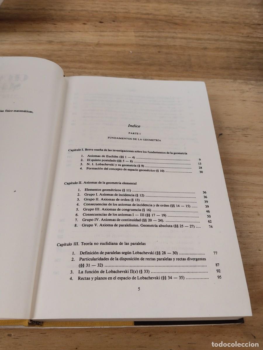 Libros de segunda mano de ciencias: Geometr&iacute;a Superior - N. V. Efimov (Editorial Mir) - Foto 6