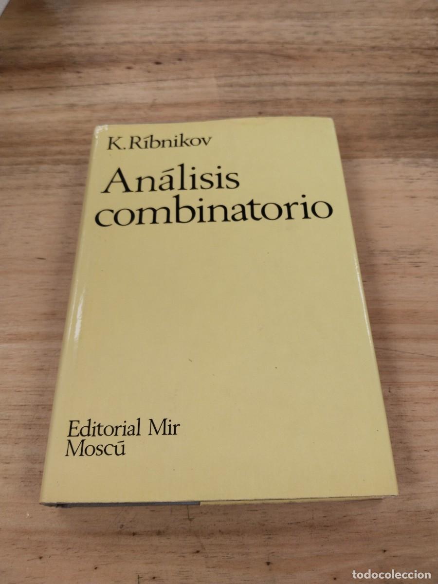 Libros de segunda mano de Ciencias: An&aacute;lisis Combinatorio - K. Ribnikov (Editorial Mir Mosc&uacute;)