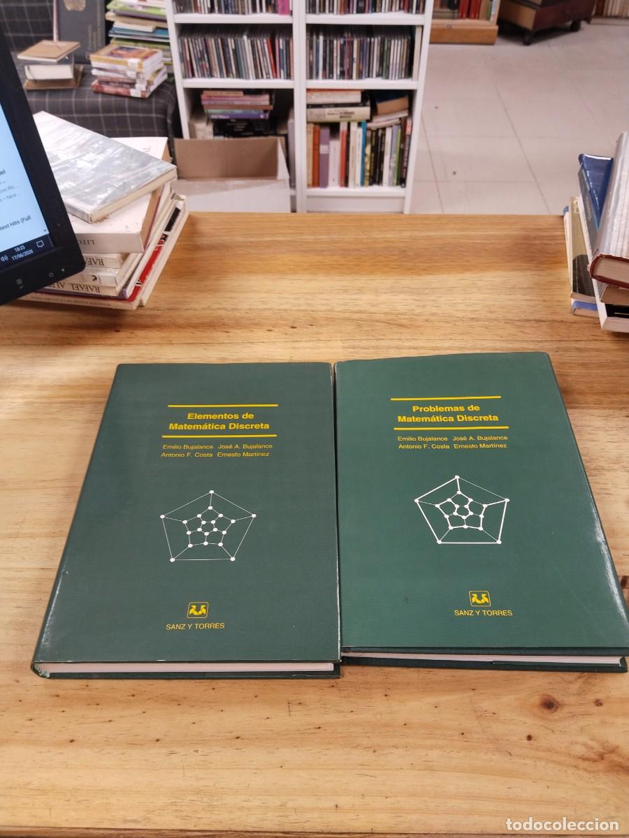 Libros de segunda mano de ciencias: Elementos de Matem&aacute;tica Discreta / Problemas de Matem&aacute;tica Discreta - Bujalance, Costa, Mart&iacute;nez - Foto 1