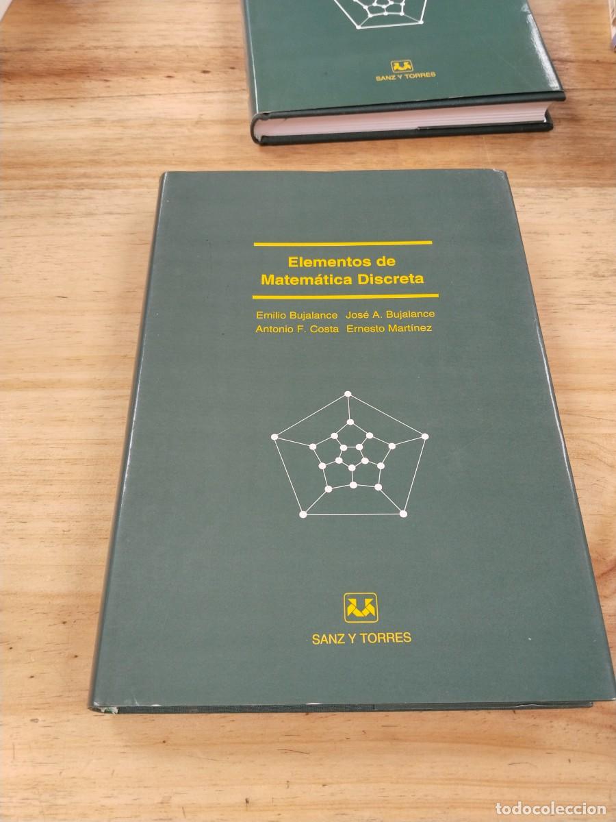 Libros de segunda mano de ciencias: Elementos de Matem&aacute;tica Discreta / Problemas de Matem&aacute;tica Discreta - Bujalance, Costa, Mart&iacute;nez - Foto 2