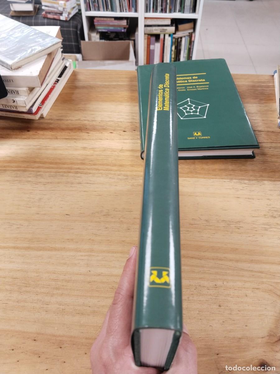 Libros de segunda mano de ciencias: Elementos de Matem&aacute;tica Discreta / Problemas de Matem&aacute;tica Discreta - Bujalance, Costa, Mart&iacute;nez - Foto 4