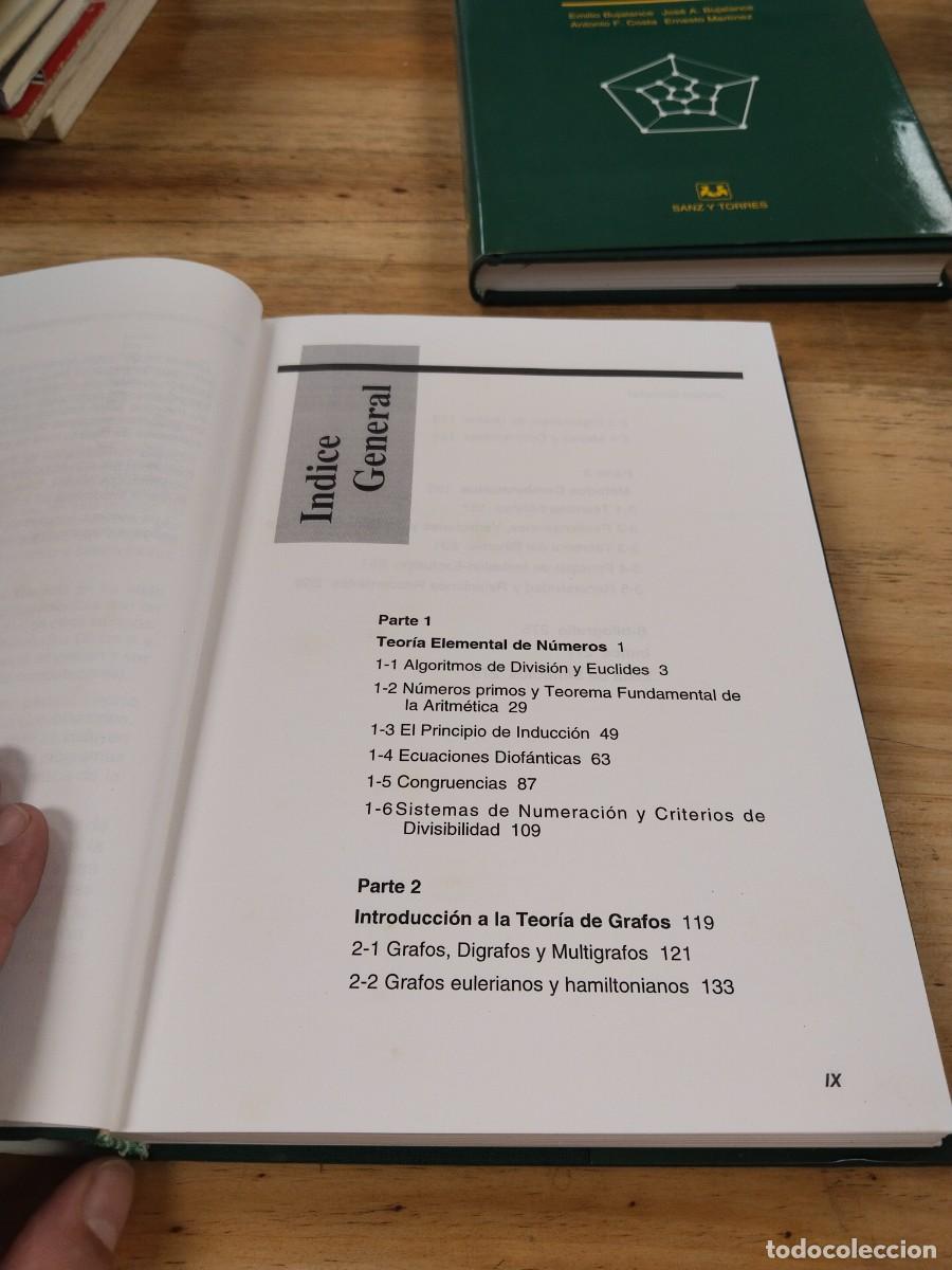 Libros de segunda mano de ciencias: Elementos de Matem&aacute;tica Discreta / Problemas de Matem&aacute;tica Discreta - Bujalance, Costa, Mart&iacute;nez - Foto 7