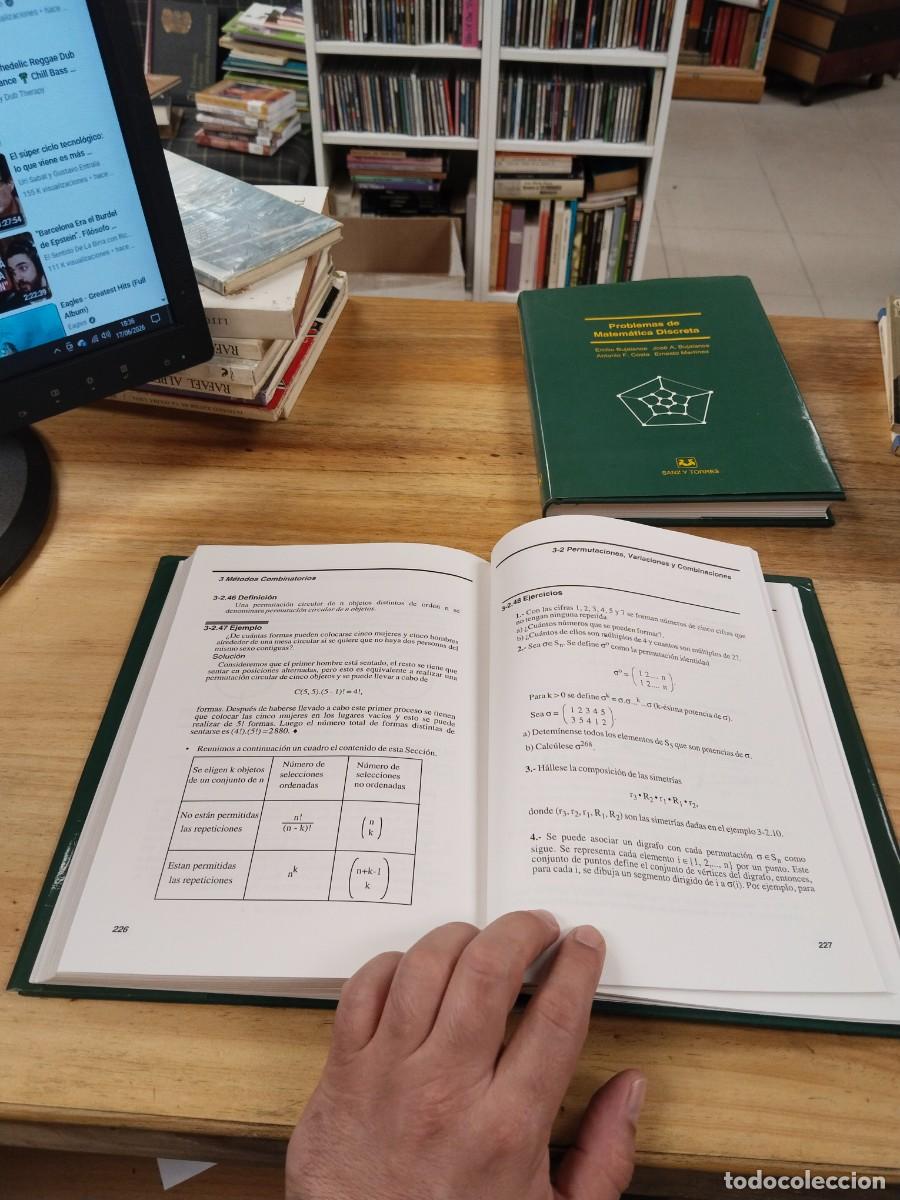 Libros de segunda mano de ciencias: Elementos de Matem&aacute;tica Discreta / Problemas de Matem&aacute;tica Discreta - Bujalance, Costa, Mart&iacute;nez - Foto 11