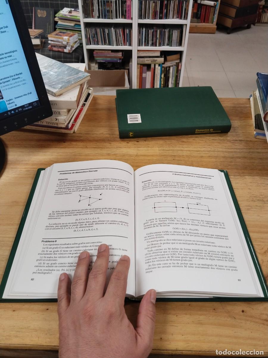 Libros de segunda mano de ciencias: Elementos de Matem&aacute;tica Discreta / Problemas de Matem&aacute;tica Discreta - Bujalance, Costa, Mart&iacute;nez - Foto 21
