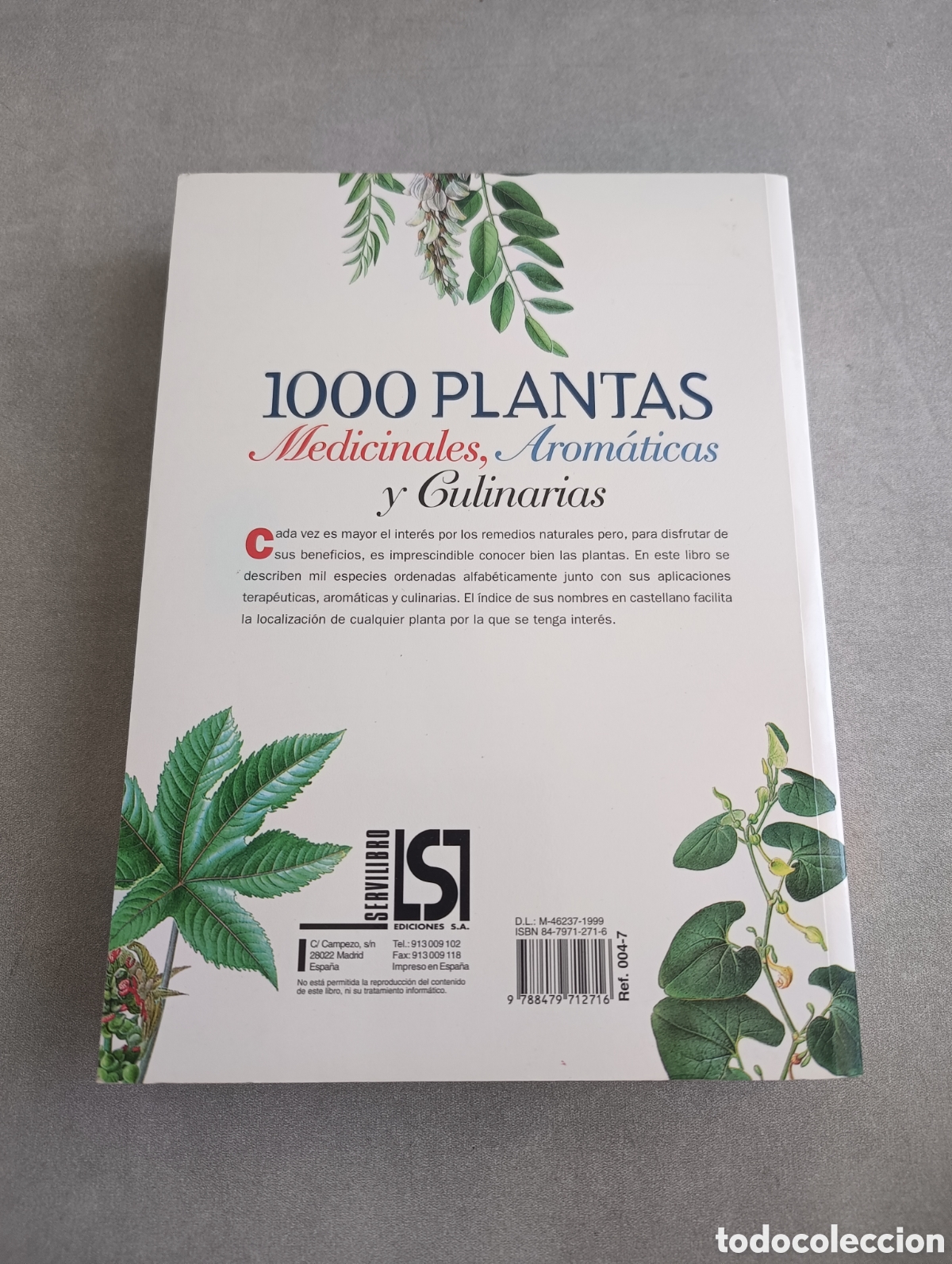 Libros de segunda mano: 1000 PLANTAS MEDICINALES, AROM&Aacute;TICAS Y CULINARIAS - Foto 3