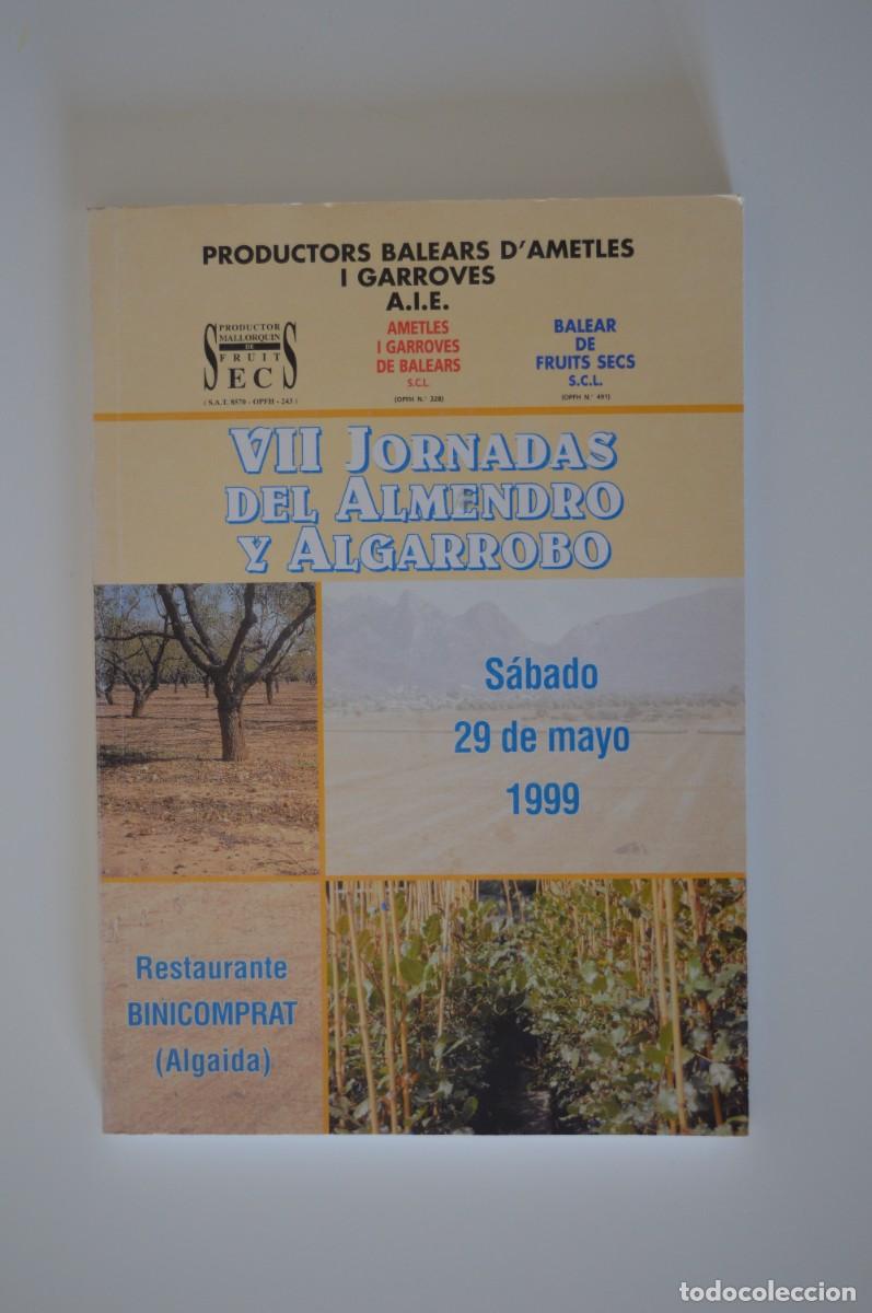 Libros de segunda mano: LIBRO MALLORCA VII JORNADAS DEL ALMENDRO Y ALGARROBO PRODUCTORS BALEARS D'AMETLES I GARROVES 1999