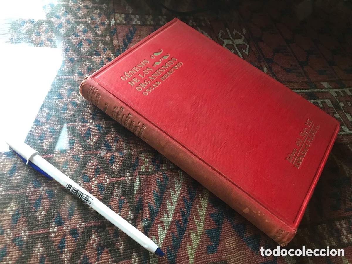 Libros de segunda mano: G&eacute;nesis de los organismos I. . Oscar Hertwig. Espasa-Calpe