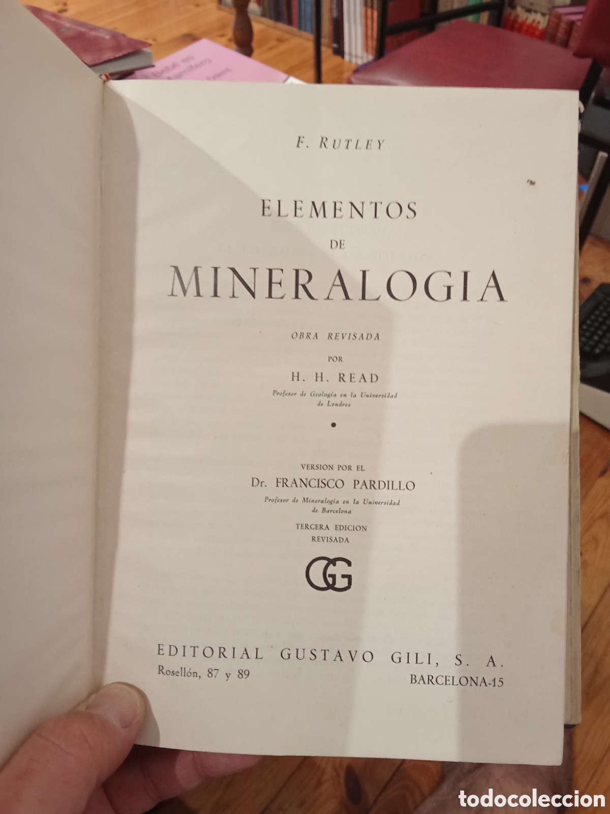 Libros de segunda mano: Elementos de mineralog&iacute;a - Rutley Redd - Gustavo Gili - Foto 2