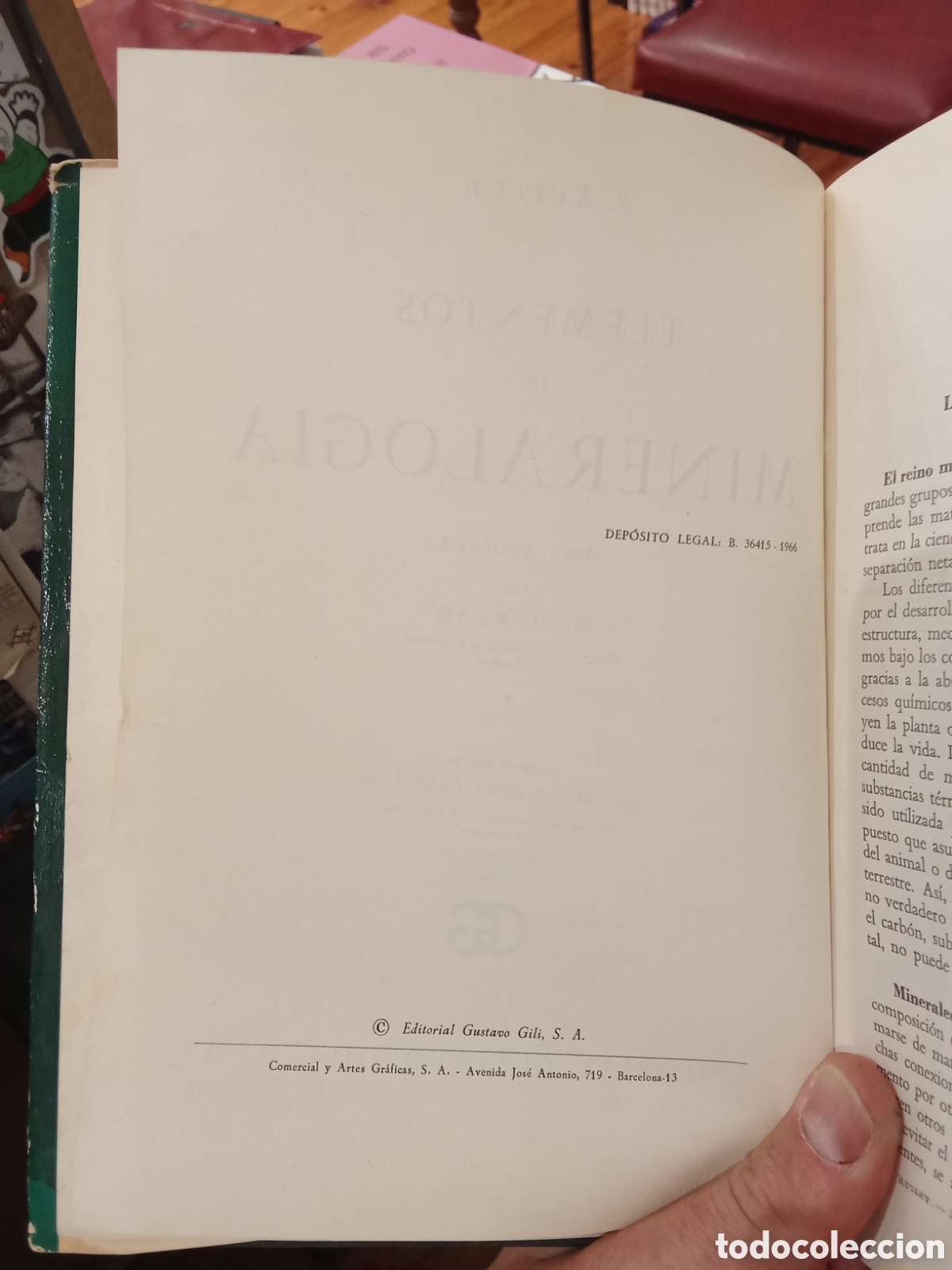 Libros de segunda mano: Elementos de mineralog&iacute;a - Rutley Redd - Gustavo Gili - Foto 3