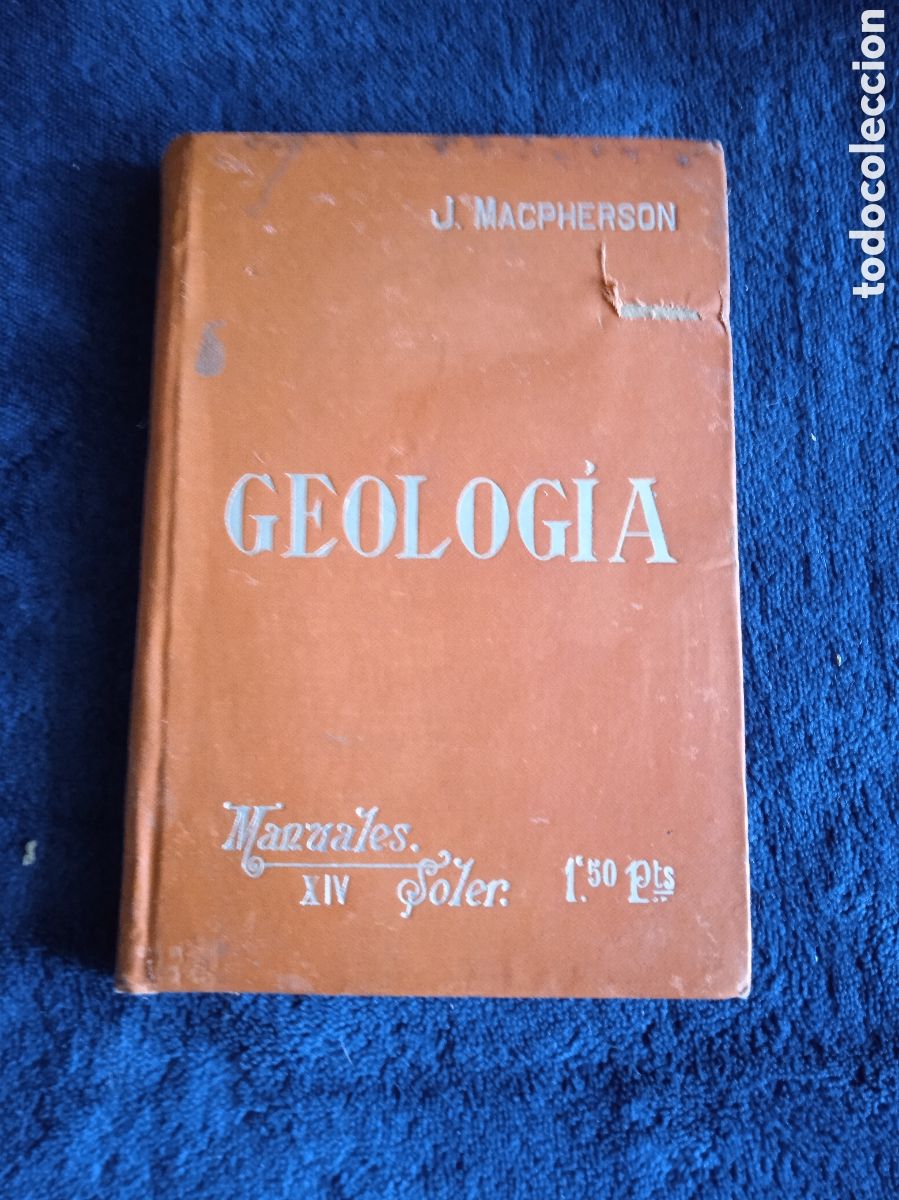Libros de segunda mano: GEOLOG&Iacute;A / J. MACPHERSON. -ED. MANUALES SOLER - Foto 1