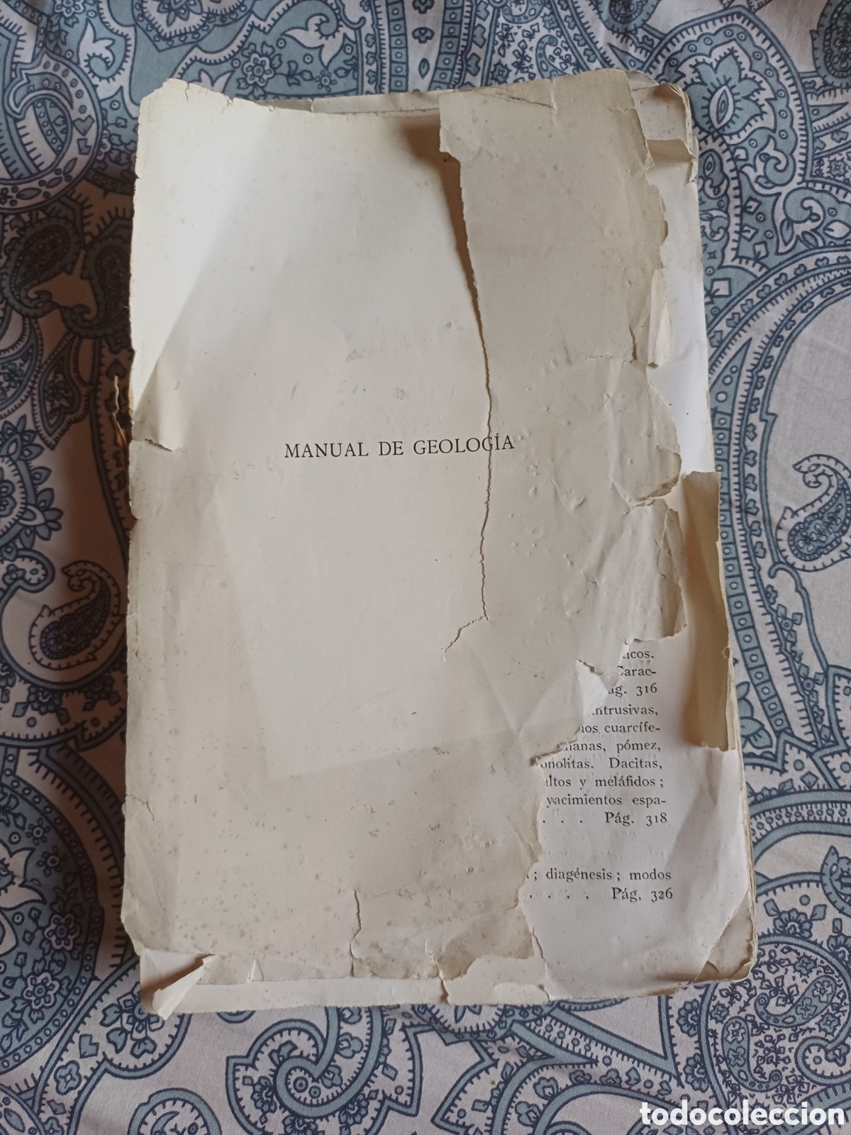 Libros de segunda mano: Manual de geolog&iacute;a. Manuel Mar&iacute;n Doctor San Miguel de la C&aacute;mara