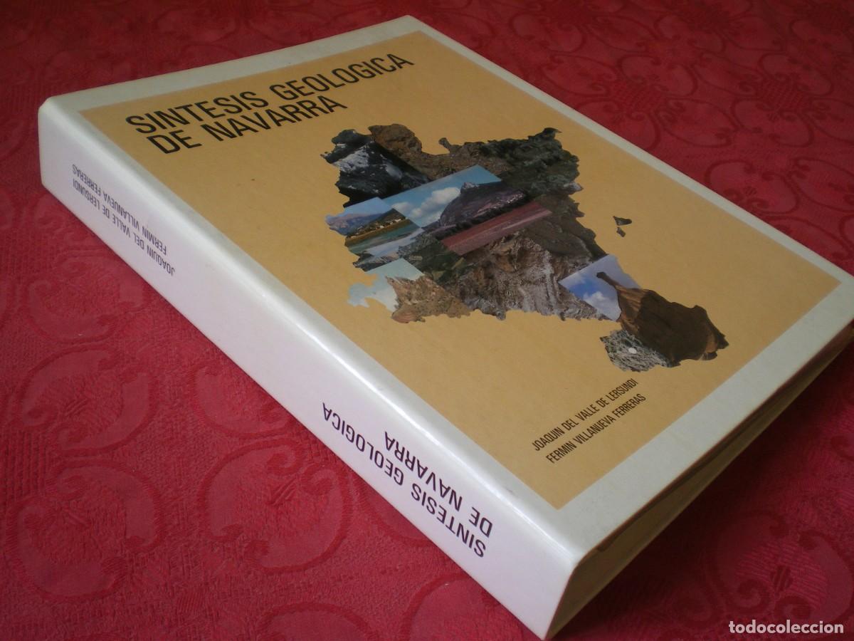 Libros de segunda mano: S&Iacute;NTESIS GEOL&Oacute;GICA DE NAVARRA. JOAQU&Iacute;N DEL VALLE, FERM&Iacute;N VILLANUEVA. COLECCI&Oacute;N DIAPOSITIVAS.