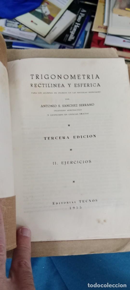 Libros de segunda mano de Ciencias: TRIGONOMETRIA RECTILINEA Y ESFERICA MATEMATICAS LIBRO M-65