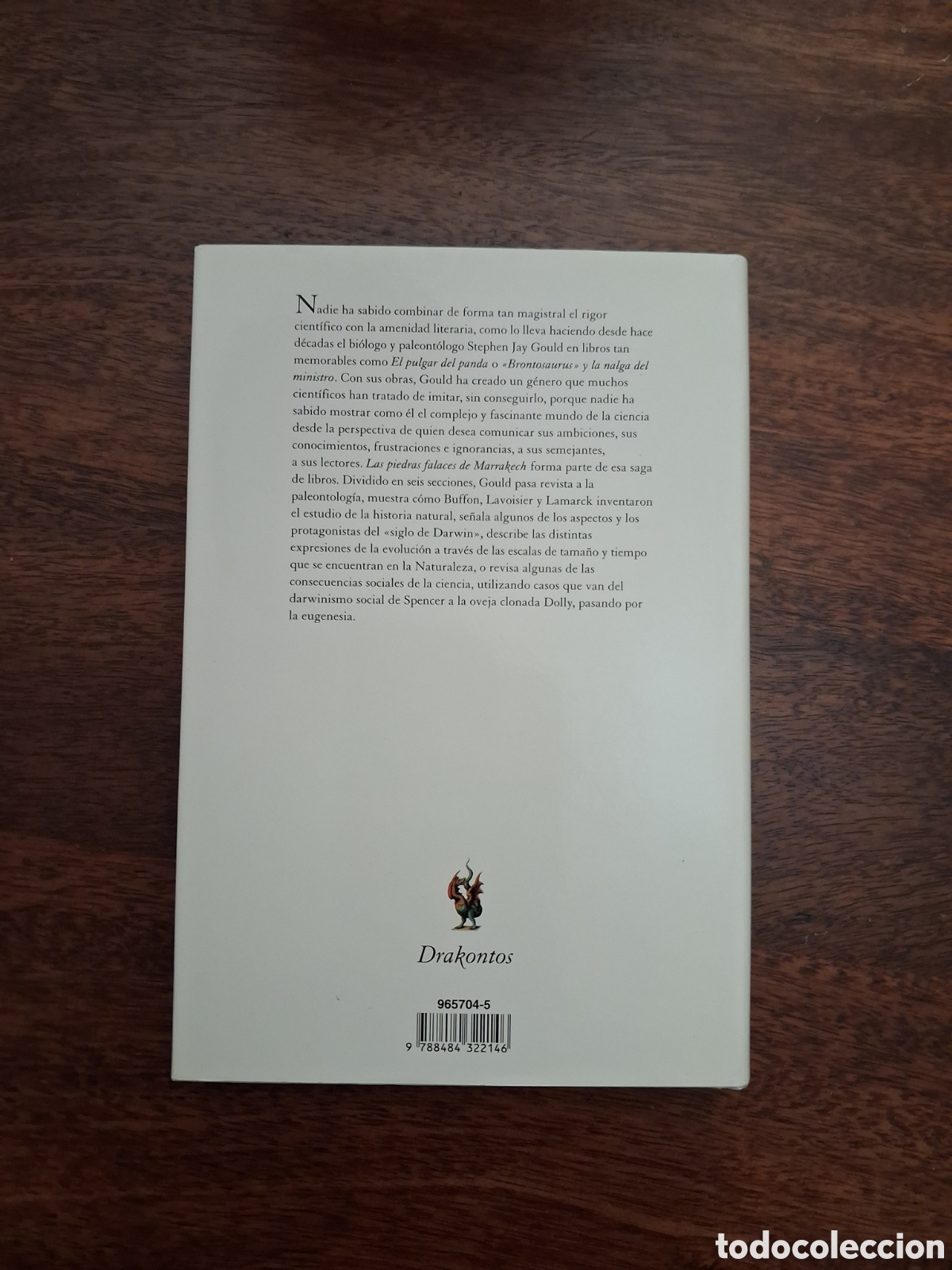 Libros de segunda mano: Las piedras falaces de Marrakech, Stephen Jay Gould - Foto 3