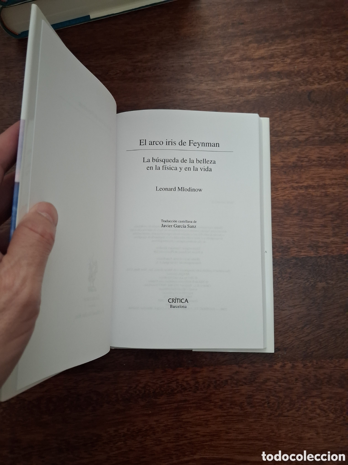 Libros de segunda mano de ciencias: El arcoiris de Feynman, Leonard Mlodinow - Foto 3