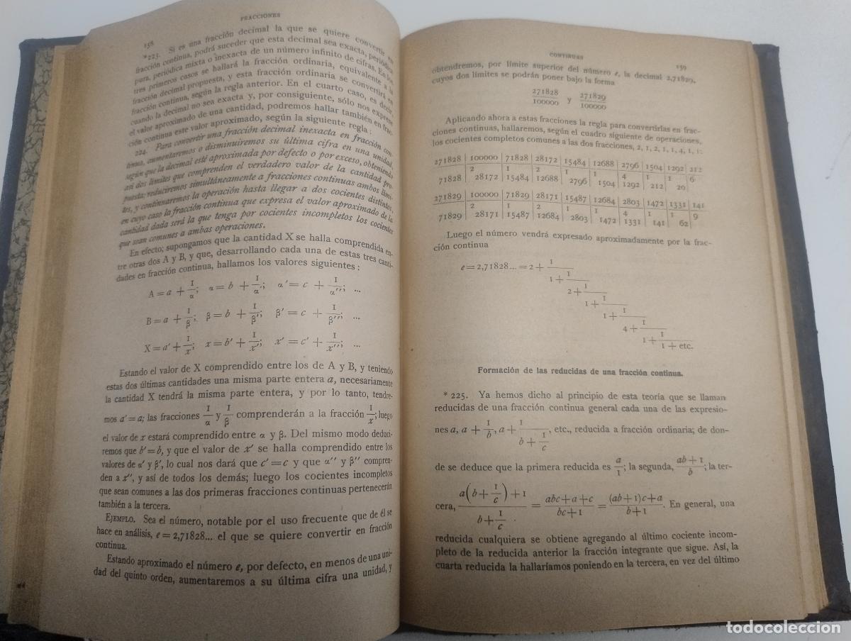 Libros de segunda mano de ciencias: Lecciones de aritm&eacute;tica - Bernardino S&aacute;nchez Vidal - Foto 3