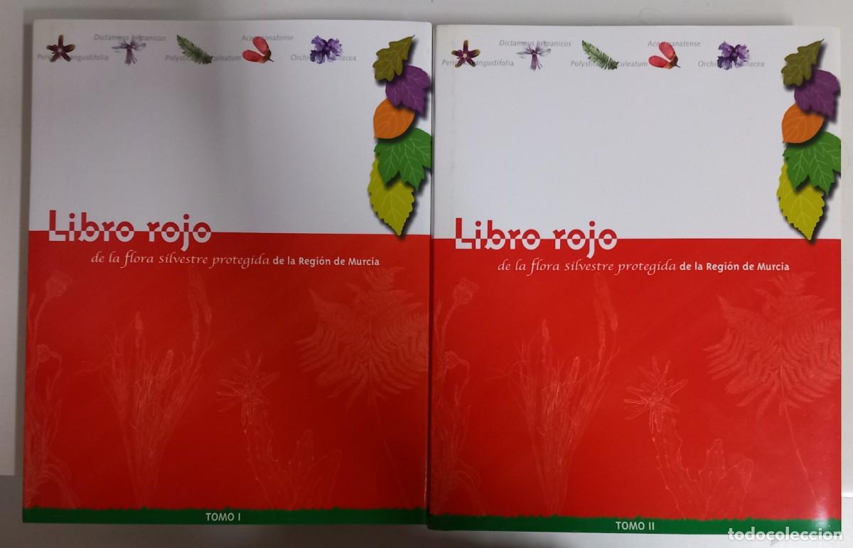 Libros de segunda mano: Libro rojo de la flora silvestre protegida de la Regi&oacute;n de Murcia, TOMO I-II, VV.AA.