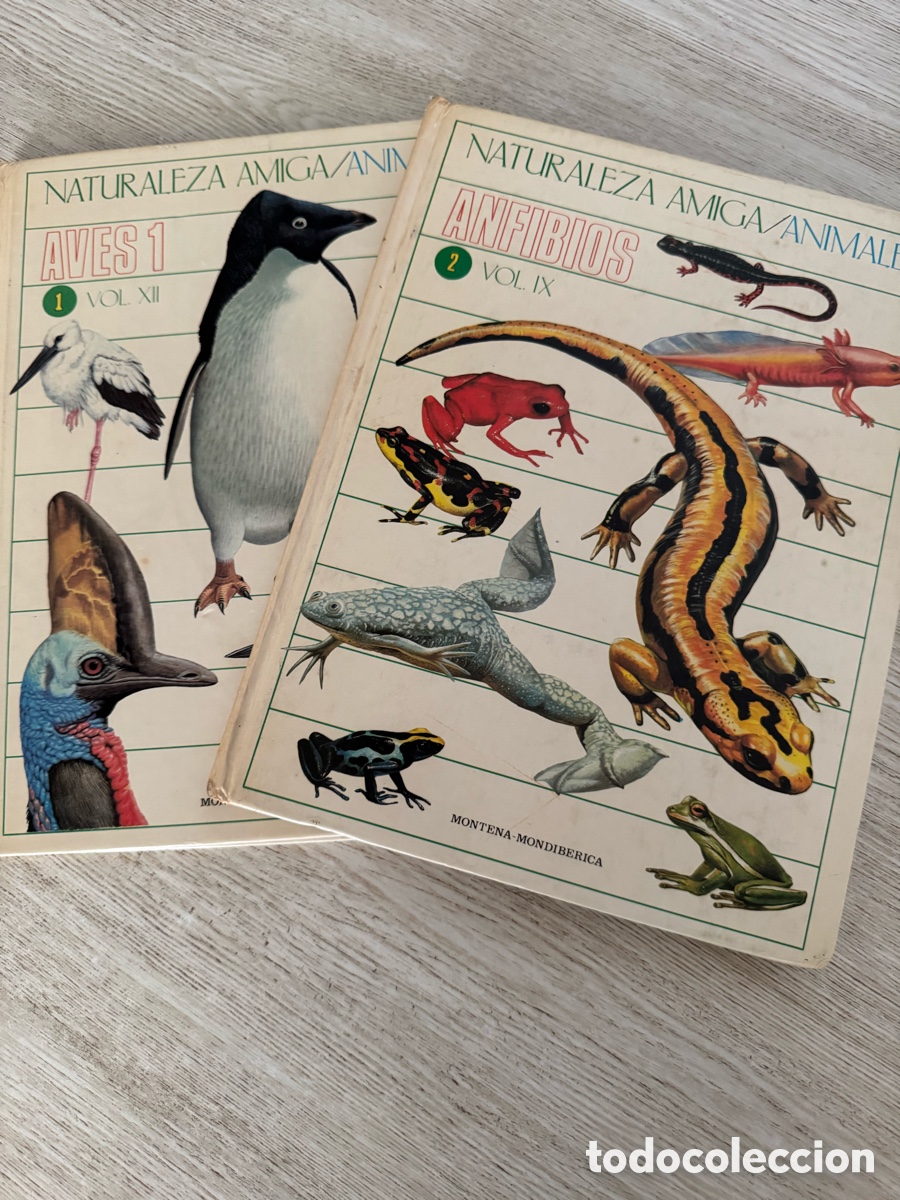 Libros de segunda mano: 2 libros de NATURALEZA AMIGA / ANIMALES