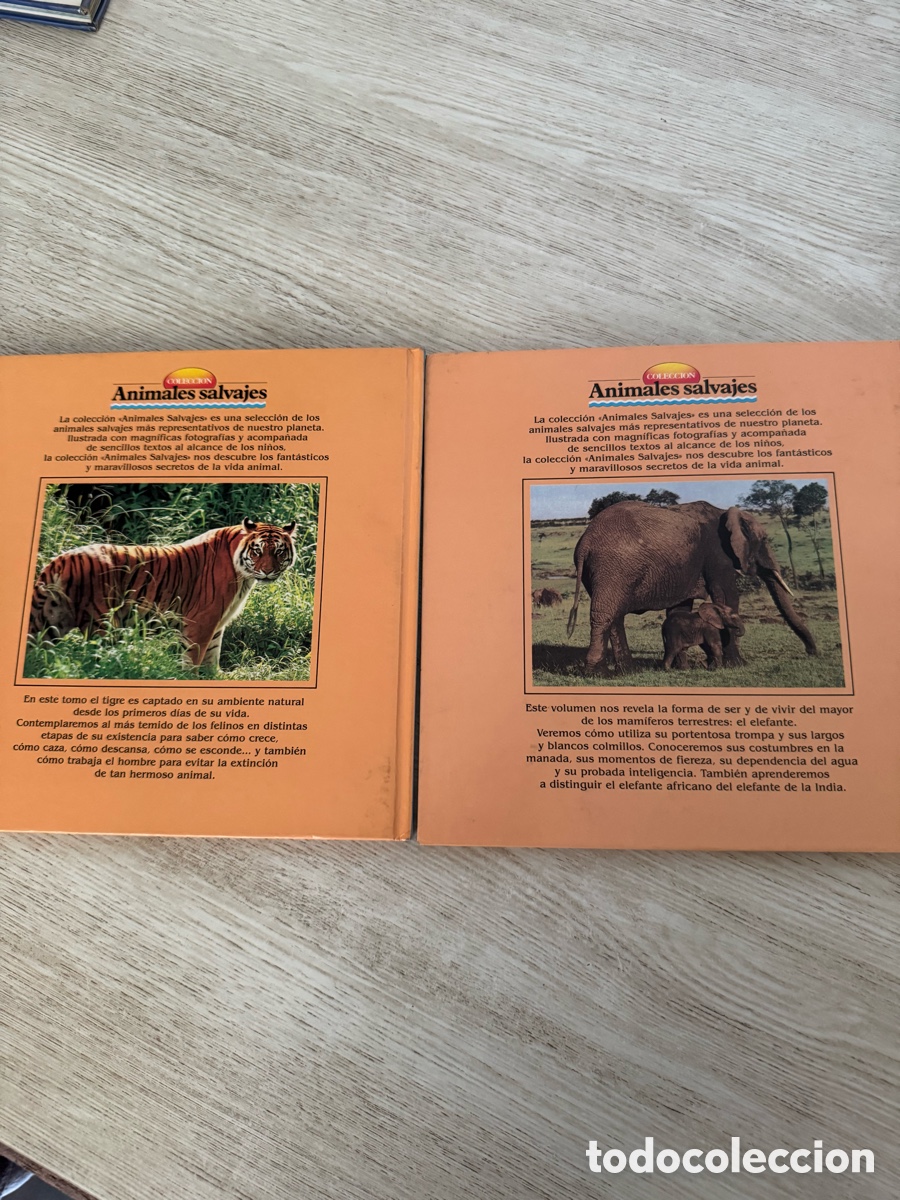 Libros de segunda mano: 2 libros de la colecci&oacute;n Animales Salvajes - Foto 2
