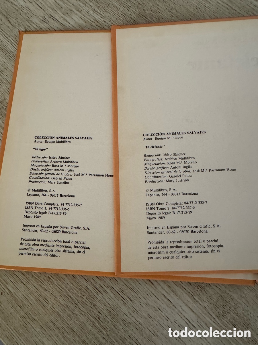 Libros de segunda mano: 2 libros de la colecci&oacute;n Animales Salvajes - Foto 3