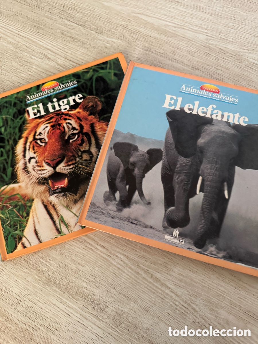 Libros de segunda mano: 2 libros de la colecci&oacute;n Animales Salvajes