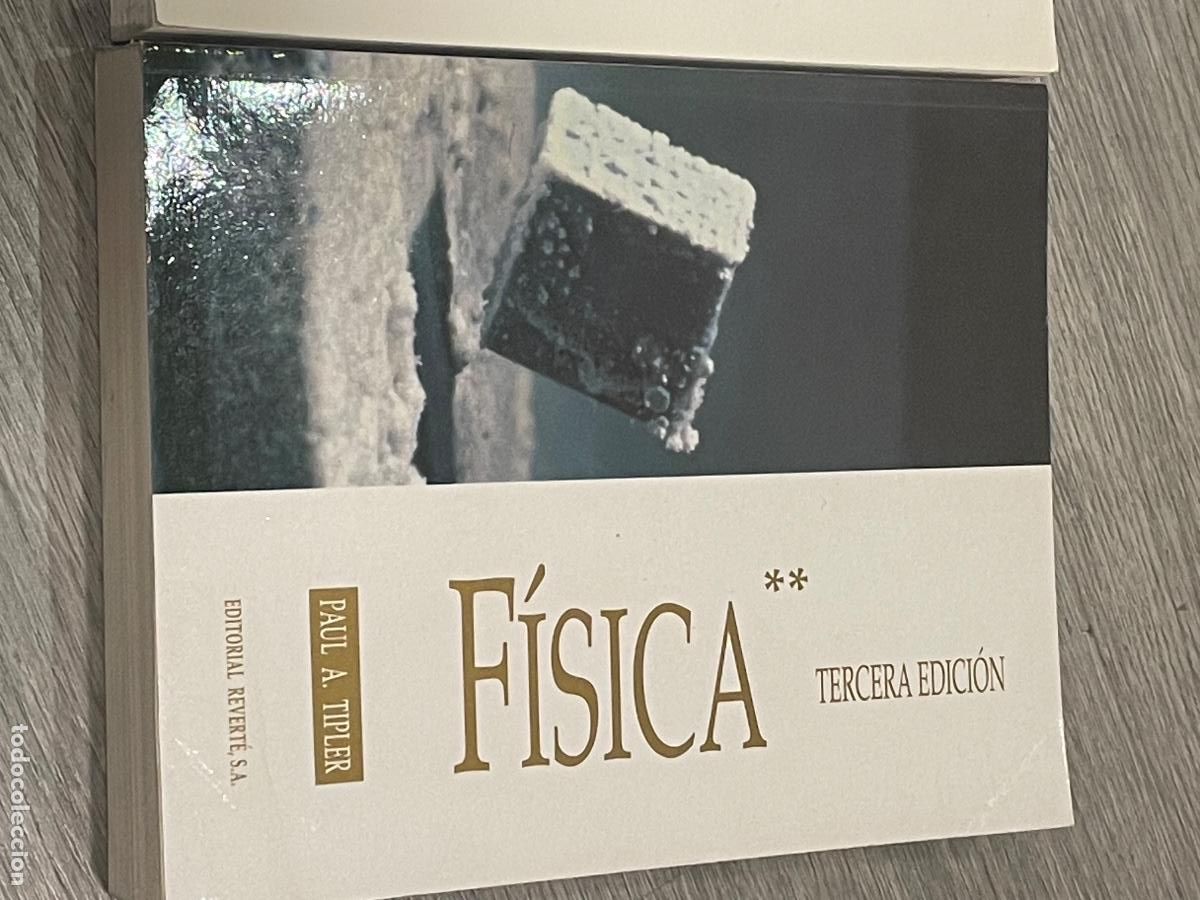 Libros de segunda mano de ciencias: FISICA - PAUL A. TIPLER - Tomos 1 y 2 - ED.REVERTE 3A.ED. - Foto 3