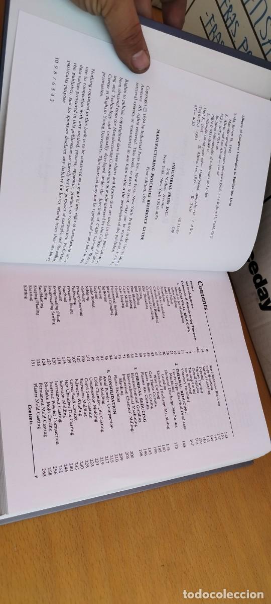 Libros de segunda mano de ciencias: MANUFACTURING PROCESSES REFERENCE GUID/ EN INGLES Gu&iacute;a de referencia de procesos de fabricaci&oacute;n - Foto 8