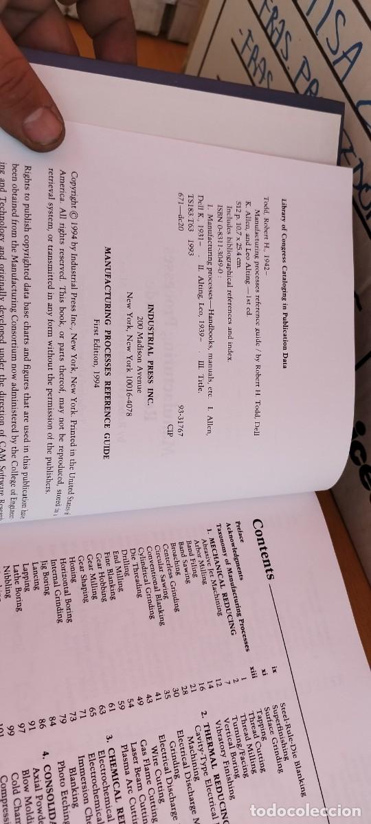 Libros de segunda mano de ciencias: MANUFACTURING PROCESSES REFERENCE GUID/ EN INGLES Gu&iacute;a de referencia de procesos de fabricaci&oacute;n - Foto 9